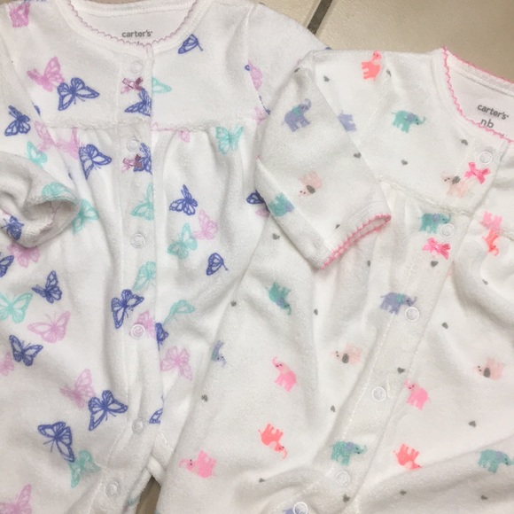 NWT Carter’s Baby Girls Footed One Piece Bundle - Picture 4 of 5